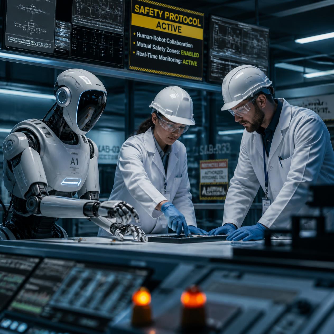Illustration of human-robot teamwork